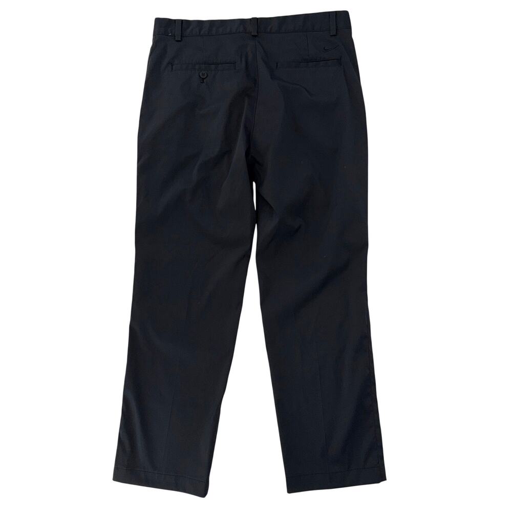 Nike Golf Dri-FIT Black Flat Front Performance Tech Pants 33x32 - measures 33x29 - Picture 11 of 16
